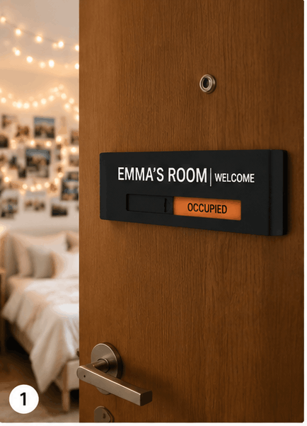 Personalized Dorm Door Sign | Custom Name College Room Decor