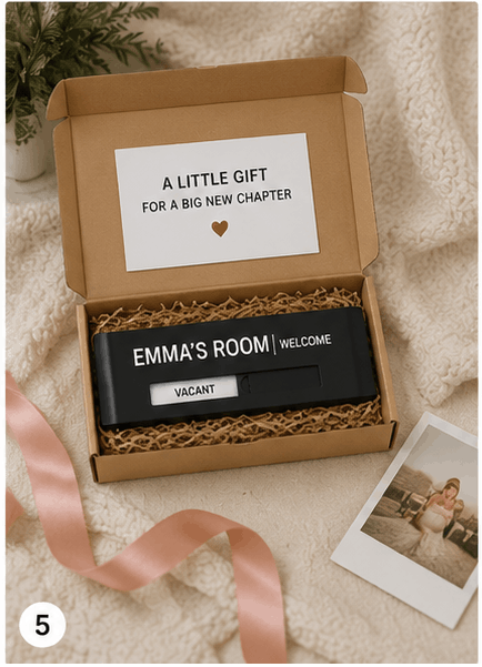 Personalized Dorm Door Sign | Custom Name College Room Decor